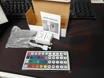 RGB LED-nauhan IR-ohjain ja kaukosäädin (Uusi)