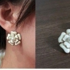 0382 .. Gardenia Cherry Daisies Jasmine .. Korvakorut - pikkukuva 2
