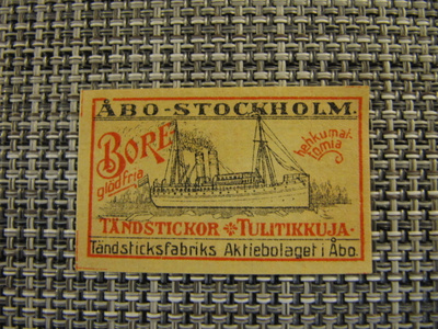 Bore Åbo- Stockholm.