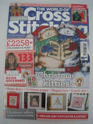 Ristipistomalli The world of Cross Stitch 209  lehti joulu