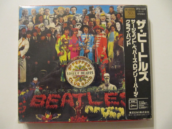 The Beatles Sgt. Pepper's Lonely Heart Japanilainen CD OBI