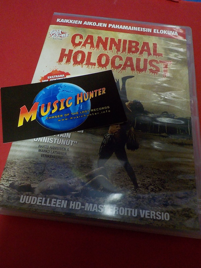 CANNIBAL HOLOCAUST RARE SUOMI PAINOS DVD