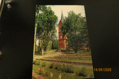 MÄNTSÄLÄN KIRKKO 1988 KULKENUT POSTIKORTTI