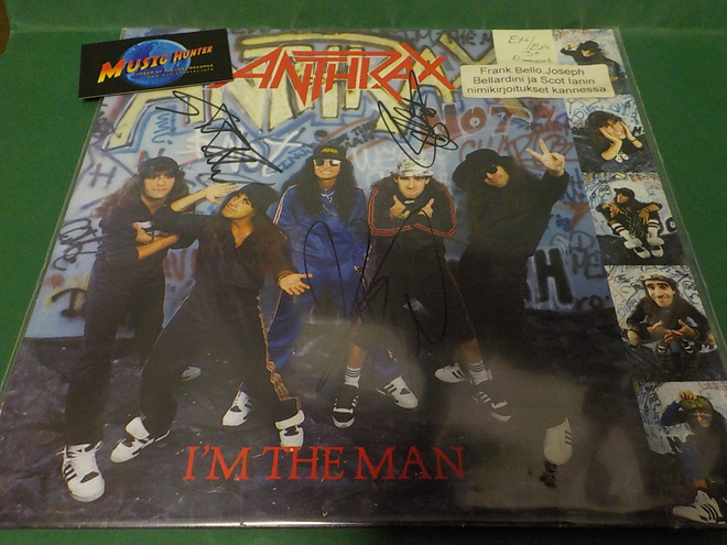 ANTHRAX - I'M THE MAN 12'' SINGLE KOLMELLA NIMMARILLA