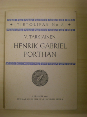 V. Tarkiainen: Henrik Gabriel Porthan