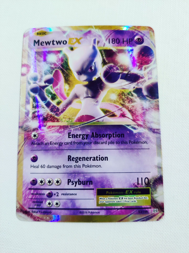 Mewtwo EX - 52/108 - Pokemon Evolutions XY Ultra Rare
