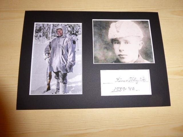 Simo Häyhä valokuvat A4 paspis