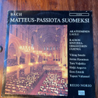 J. S. Bach - Matteus-passiota suomeksi lp - pikkukuva 1