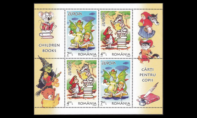 Romania 6427-8BL467_II ** Europa lastenkirjat (2010)