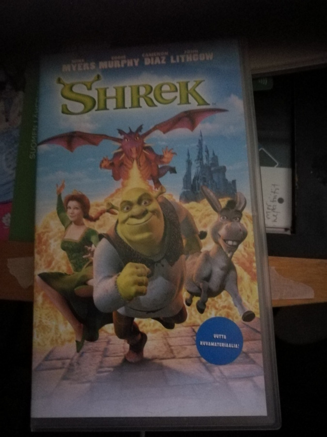 VHS videokasetti Shrek 1  kpl