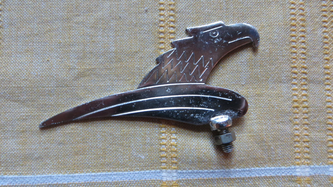 metalli kotka keulamerkki wanha