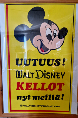 Mikki Hiiri Walt Disney Productions mainos juliste