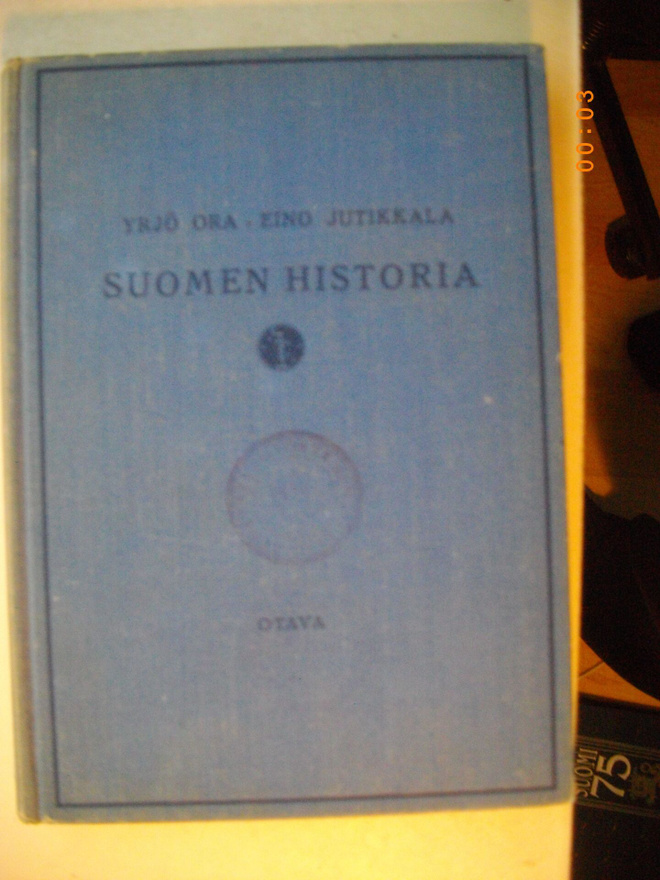 Yrjö Ora-Eino Jutikkala: Suomen historia (12.11)