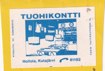 Hollola, Kutajärvi . Tuohikontti    7/11