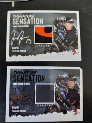 2019-20 Cardset Signature Sensations Julius Junttila 40/50