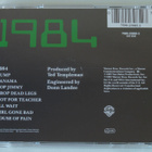 Van Halen "1984”, CD, 1984 - pikkukuva 2