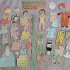 Paperinuket Baby Sisters 4 kpl 1940-luku - pikkukuva 2