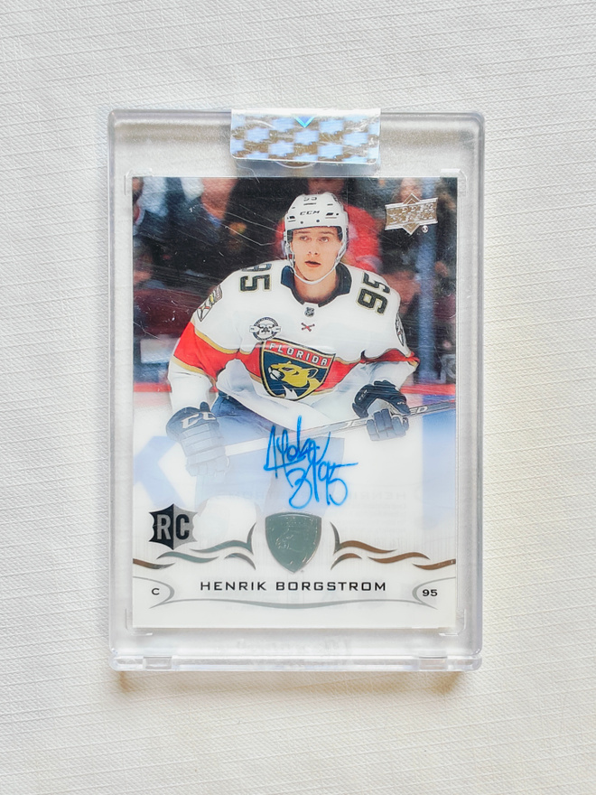 Henrik Borgström - 18-19 UD Clear-Cut Rookie Auto