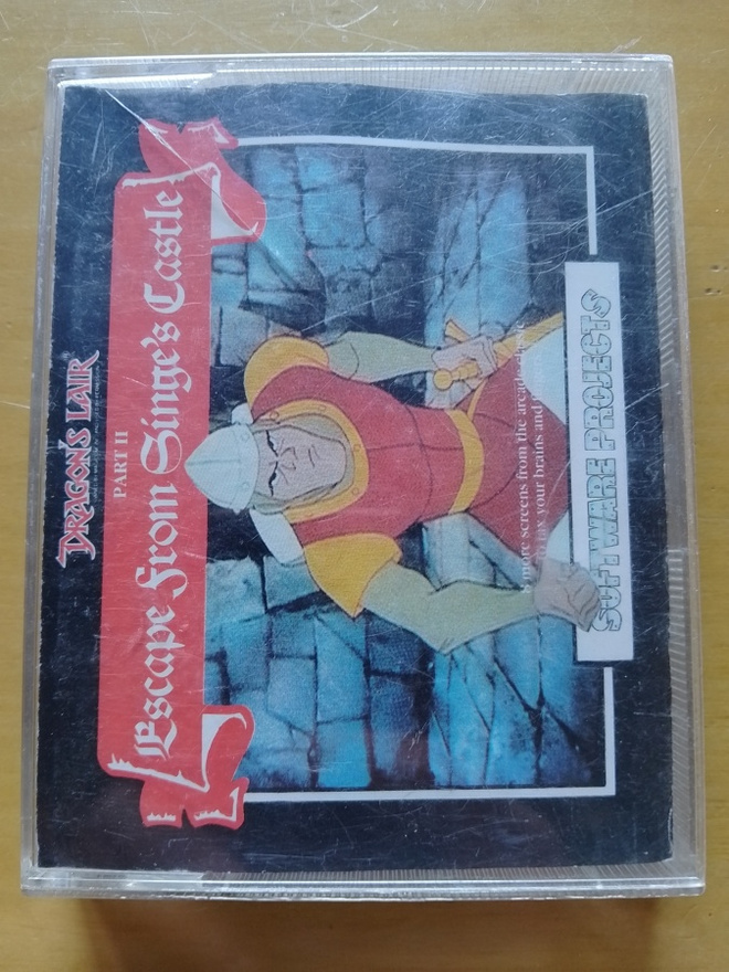 Dragon's Lair Pt II Escape from Singe's castle C64 kasetti