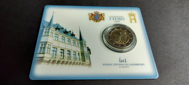Luxemburg 2008, 2€ Coincard, Linna
