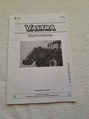Valtra Etukuormain 30, 40, 50, 60, 35, 45, 55, 65, 75 Käyttö