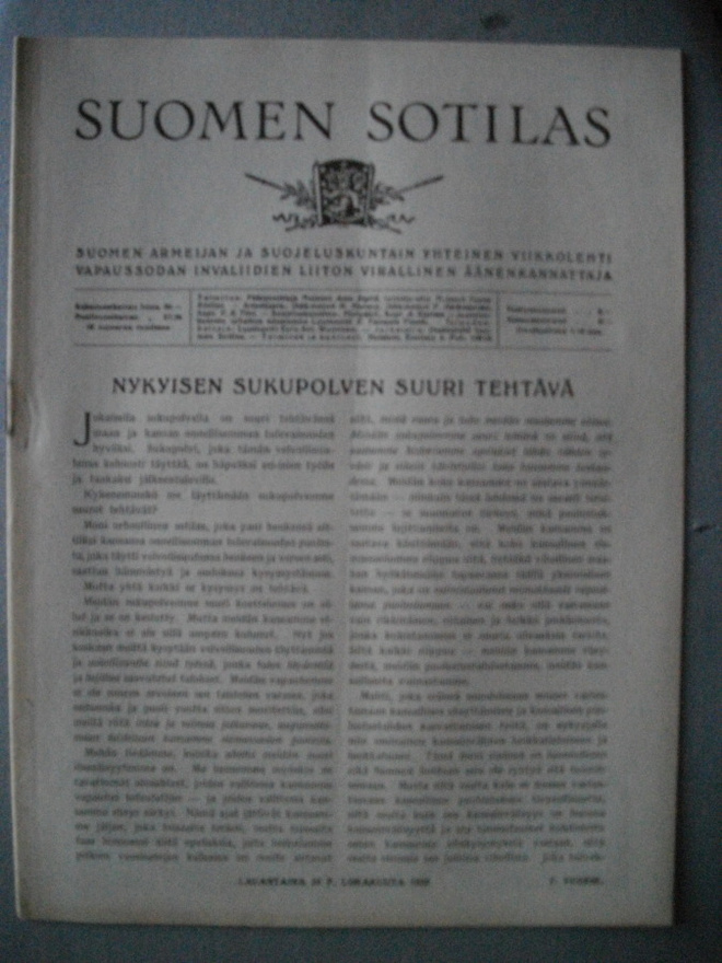 Suomen Sotilas Nro 43/1925 (15.3)