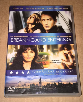 BREAKING AND ENTERING DVD