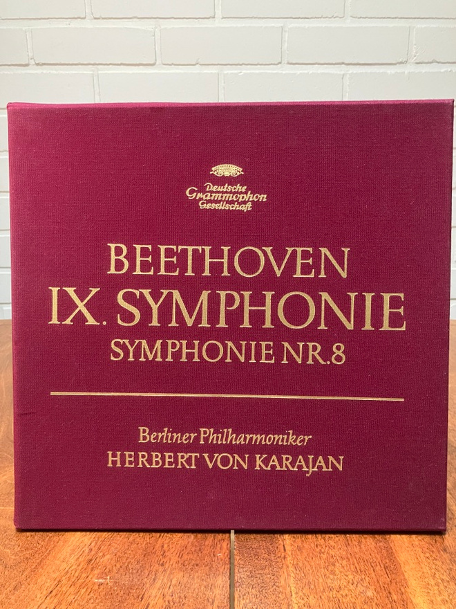 Berliner Philharmoniker Herbert von Karajan 2-LP boksi