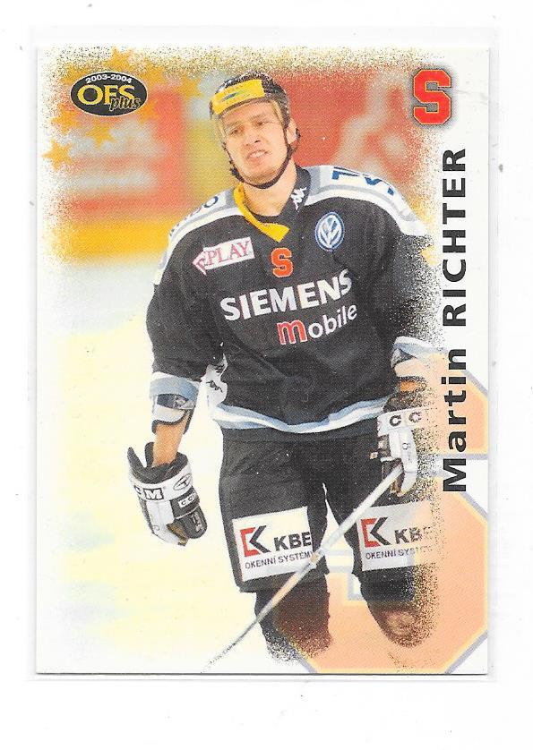 2003-04 OFS #323 Martin Richter Sparta Praha ex Saipa
