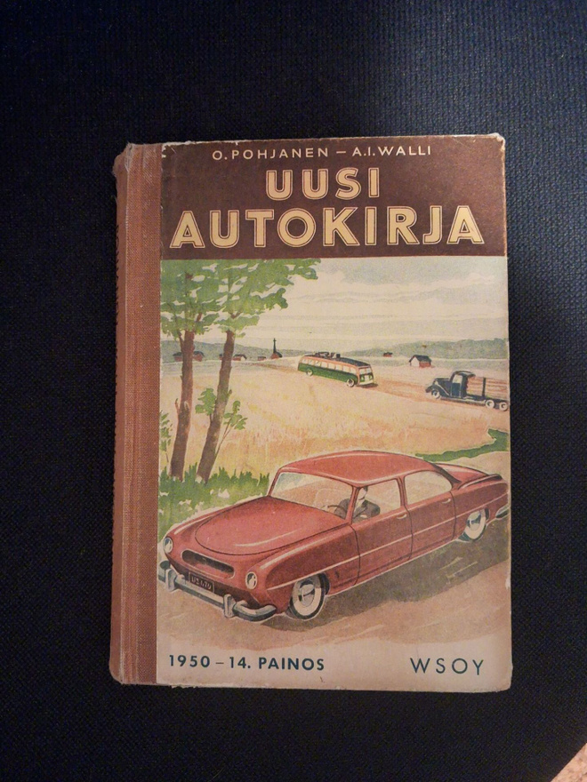 O. Pohjanen - A.I. Walli: Uusi autokirja v. 1950