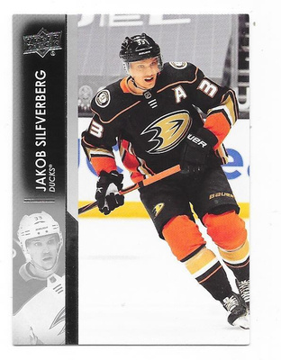 2021-22 Upper Deck #5 Jakob Silfverberg , Anaheim Ducks