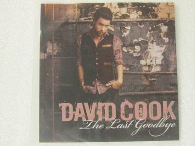 David Cook • The Last Goodbye PROMO CDr-Single