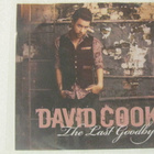 David Cook • The Last Goodbye PROMO CDr-Single - pikkukuva 1