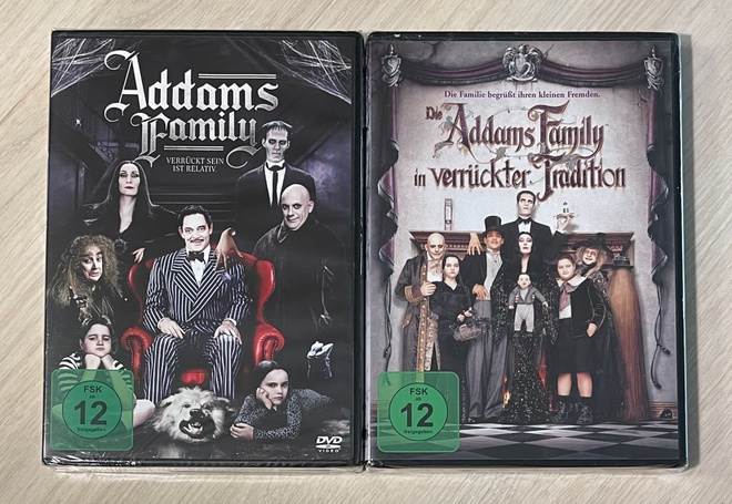 The Addams Family - Perhe Addams 1&2 (2DVD) *UUSI*