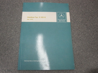 Mercedes-Benz johdantovihko linja-auto O 305 G, 1979