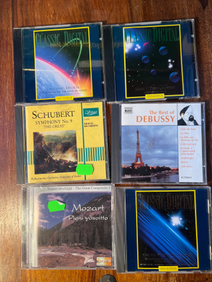 Cd-levyjä 64 kpl. klassista musiikkia