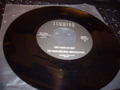 7" single The Fabulous Soul Investigators: Hot Pants On Fire