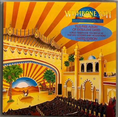 Wishbone Ash Live Dates Volume 2 2LP UK EX/EX