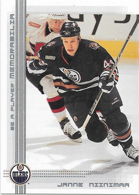 2000-01 BAP Memorabilia #282 Janne Niinimaa Edmonton Oilers