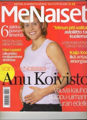 Me Naiset n:o 19 2002 Anu Koivisto. Kaija Koo. Janina. Jurkk