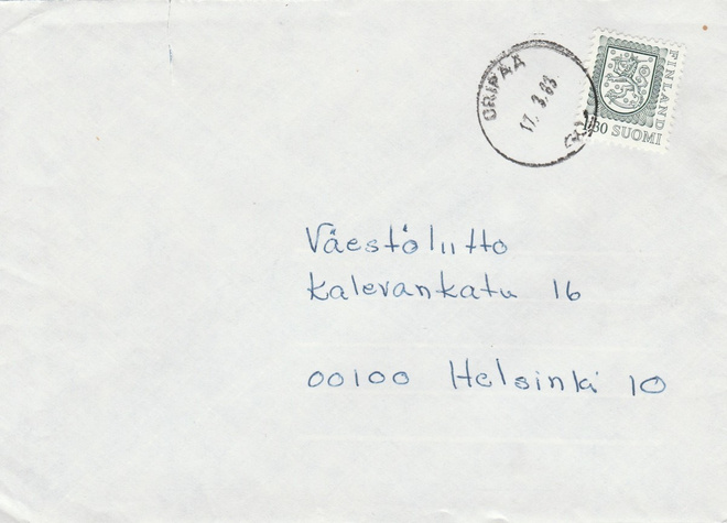 Postileima, ORIPÄÄ