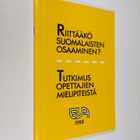 Riittääkö suomalaisten osaaminen? ; Tutkimus opettajien m... - pikkukuva 1