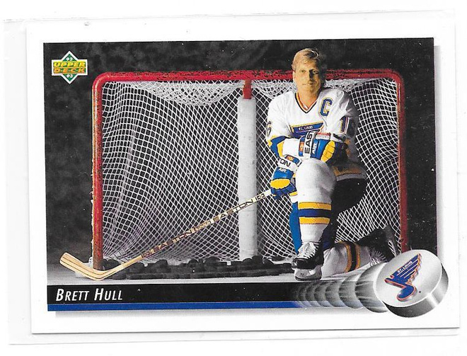 1992-93 Upper Deck #29 Brett Hull St Louis Blues