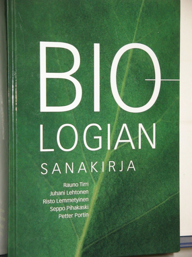 Tirri, Lehtonen ym : BIOLOGIAN SANAKIRJA