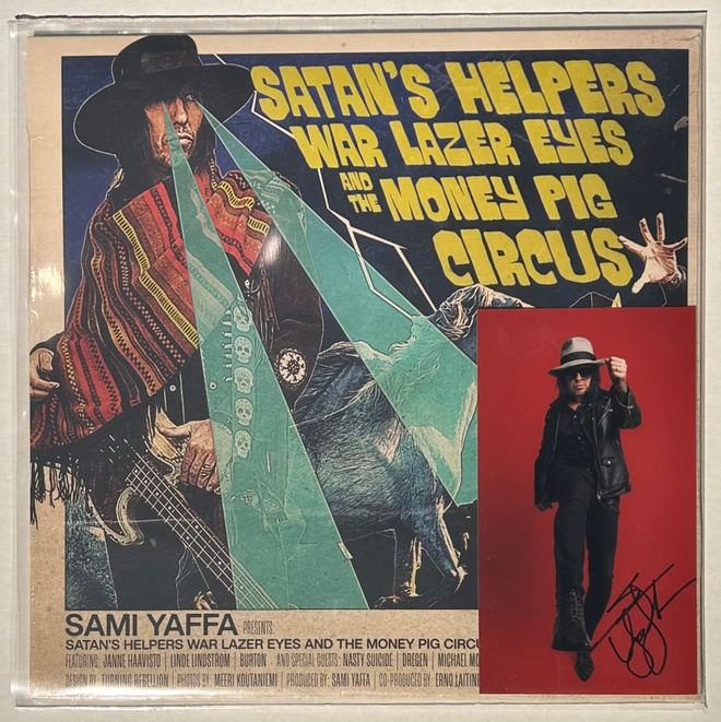 SAMI YAFFA : Satan’s Helpers.. - LP. 1.painos, nimmari, uusi