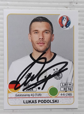 Lukas Podolski Saksa signed