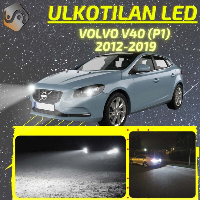 V40 (P1) 2012-2019 Ulkoiset LED -valot