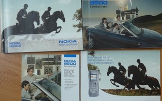NOKIA 9300, 9500 ja CD disketti Communicator kirjoja