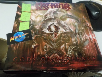 KREATOR - GODS OF VIOLENCE UUSI 2LP+2CD´+BLU-RAY+ BOXI