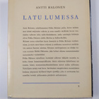 Antti Halonen : Latu lumessa : Pekka Halosen etsijäntie (... - pikkukuva 2